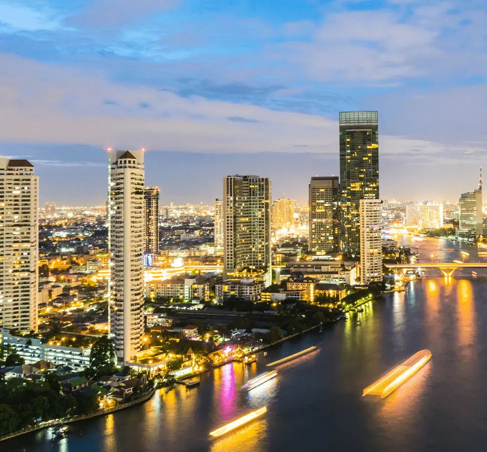 Bangkok city night